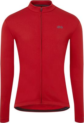 dhb Long Sleeve Thermal Cycling Jersey - Jester Red - XL, Jester Red